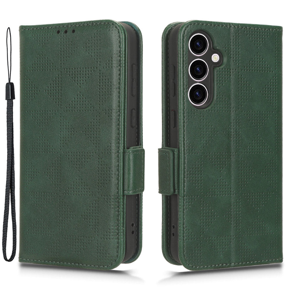 For Samsung Galaxy S23 FE Imprinted Triangle Cell Phone Cover PU Leather Stand Wallet Case For Samsung Galaxy S23 FE Imprinted Triangle Cell Phone Cover PU Leather Stand Wallet Case